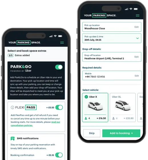 Park&Go powered by Uber